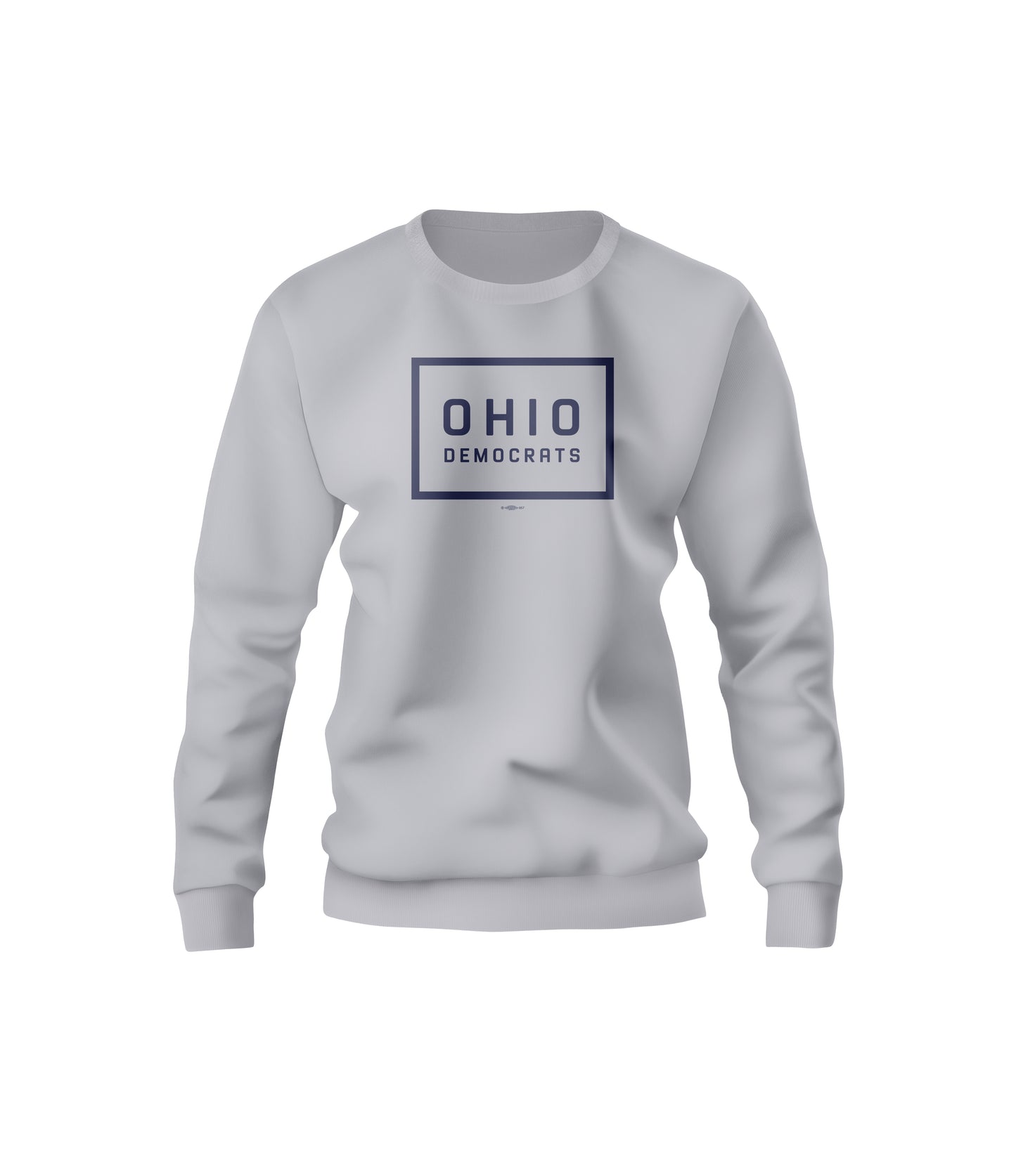Heather Gray Ohio Democrats Crew Neck