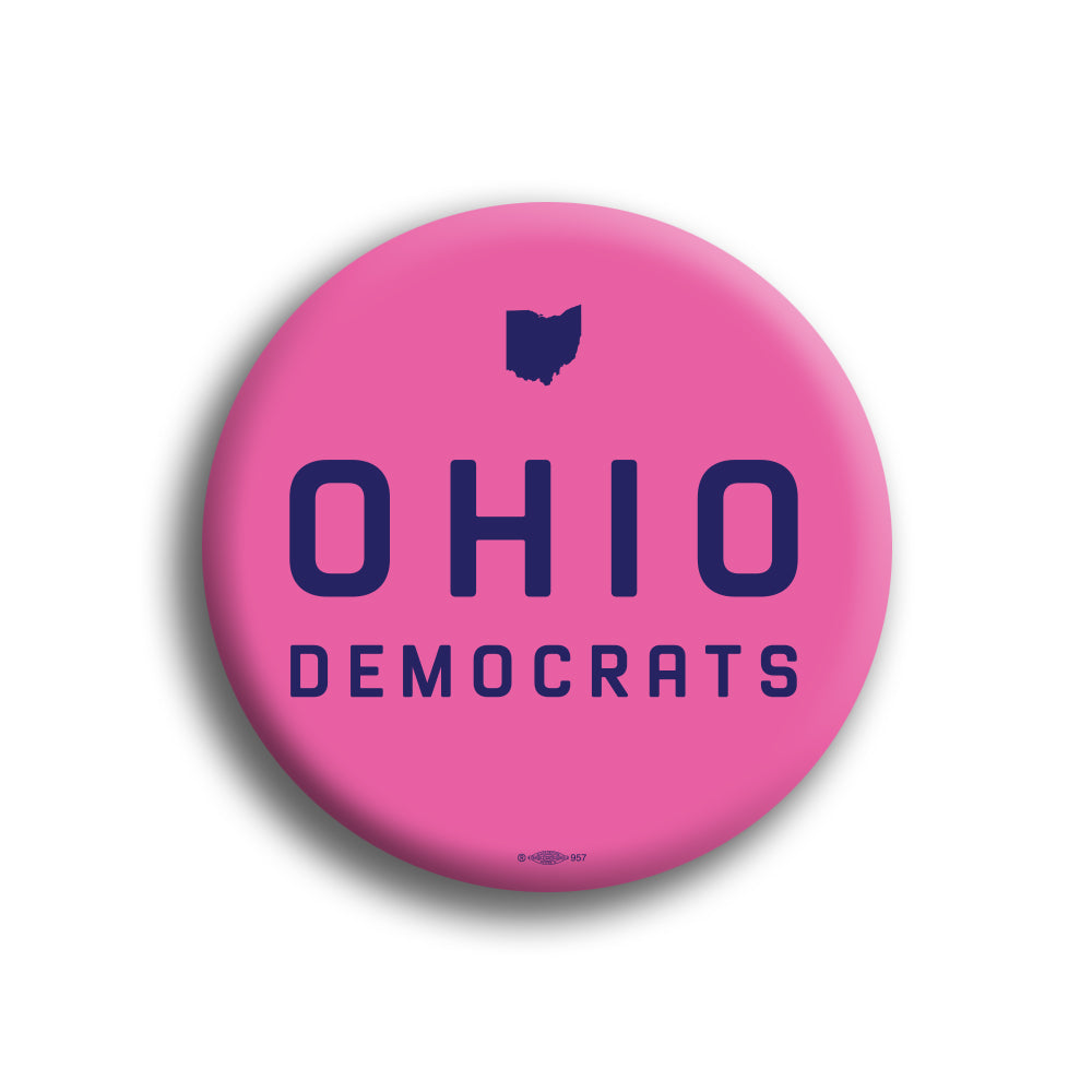 Ohio Democrat 2.25" Button Twin Pack (2)